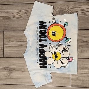 Zara Girl's Washed Crop Top